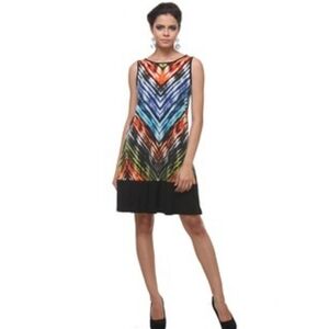 Ronni Nicole multi color Sleeveless dress size 10